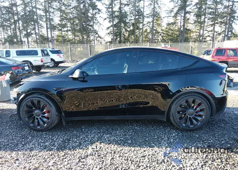 2023 Tesla Model Y Performance Dual Motor All-Wheel Drive из США, поврежденный, VIN 7SAYGDEF2PF802857